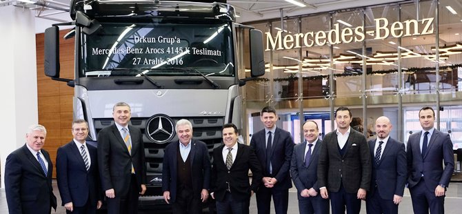 Orkun Grup'a 25 adet Mercedes-Benz inşaat aracı