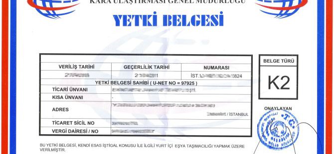 UBAK belgeleri bildiğiniz gibi...!