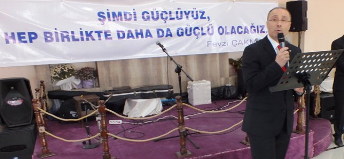 Fevzi Çakmak UND Başkanlığı'na Hatay'dan start verdi