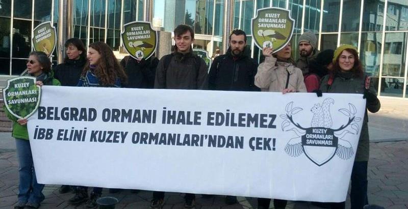 Haliç-Kemerburgaz dekovil hattına protesto