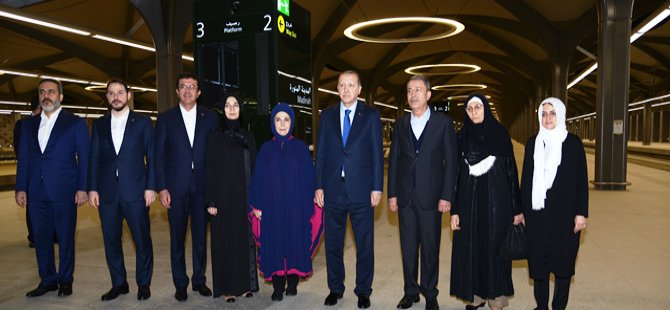 Kutsal şehrin demiryolunu TÜRK'ler yapıyor