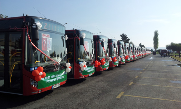 İZULAŞ, Otokar'dan 100 KENT’i teslim aldı