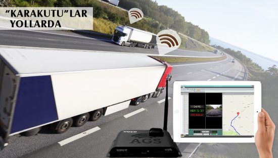 Kara kutulu kamyonlar yollarda