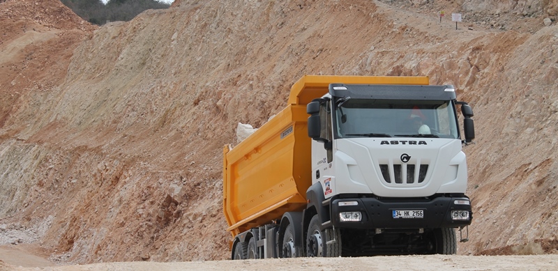 Iveco’nun Astra’sı şantiyelerde de iddialı
