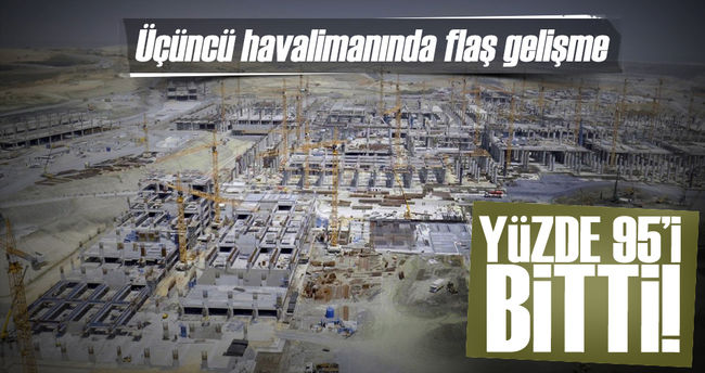 3. havalimanı gün sayıyor