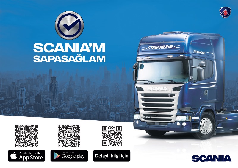 "Scania'm Sapasağlam" ile tüm Scanialar sapasağlam