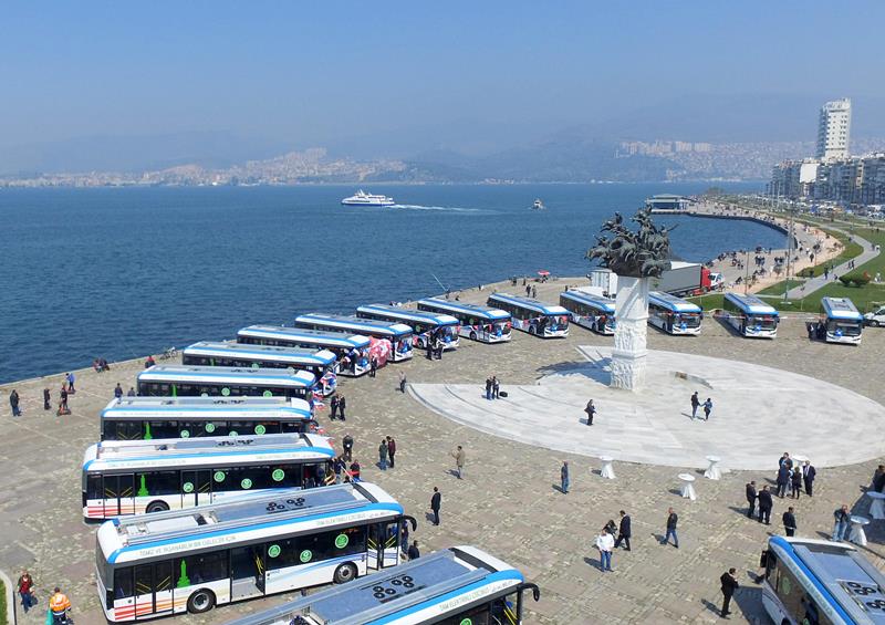 İzmir’i çevreci otobüsler taşıyacak