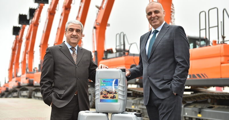 PO'dan Maats İnşaat Makineleri'ne özel madeni yağ serisi