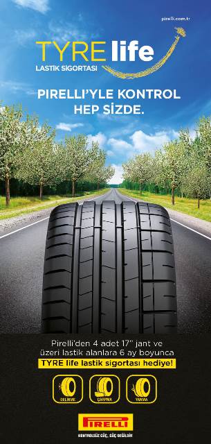 Pirelli'den ücretsiz lastik sigortası