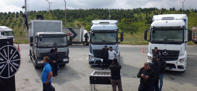 Mercedes-Benz, kamyonlarını şoförlerle buluşturuyor