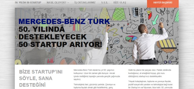 Mercedes’in strartup projesine 680 kişi başvurdu