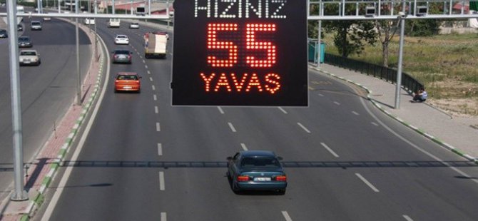 Otoyollarda hız limiti uygulaması bugün başladı