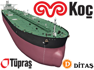 M/T MUSTAFA VEHBI KOC denize indiriliyor