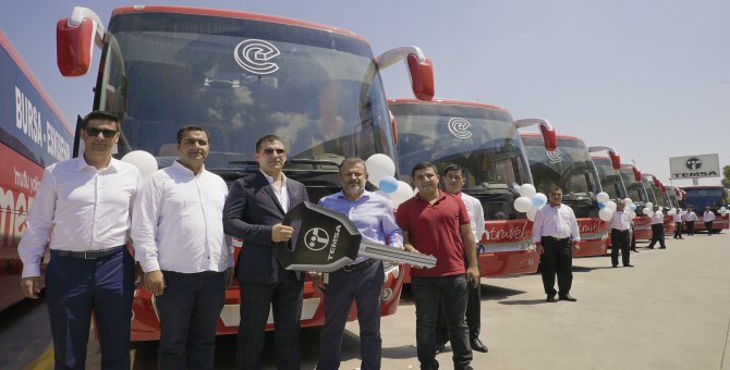 Mersin Travel filosuna 10 adet 2+1 Safir Plus kattı