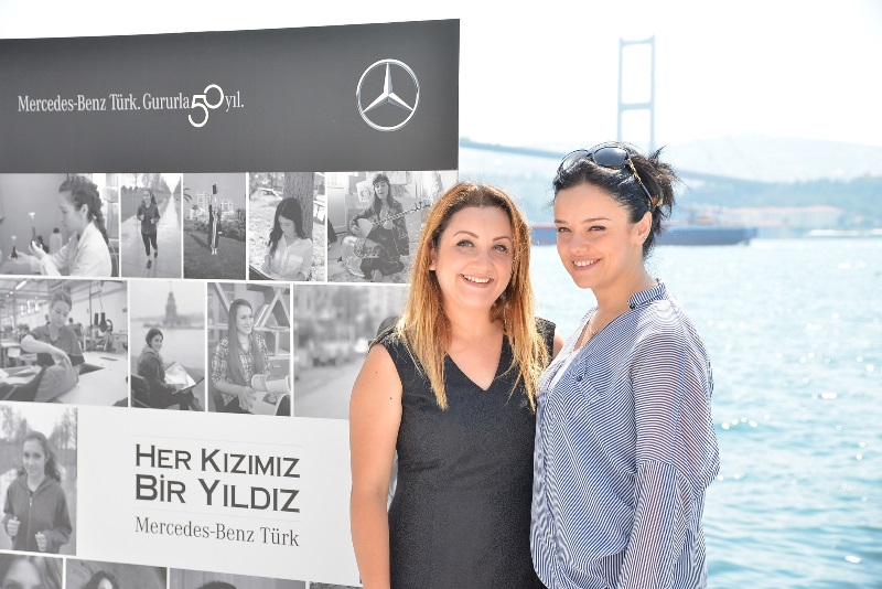 Mercedes'in "Yıldız Kızları" basınla buluştu
