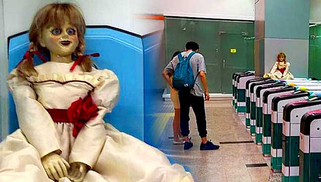 Malezya trenlerinde "korkunç bebek" uygulaması