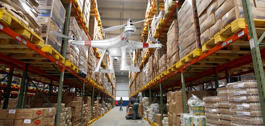 Depodaki malları DRONE'lar sayacak