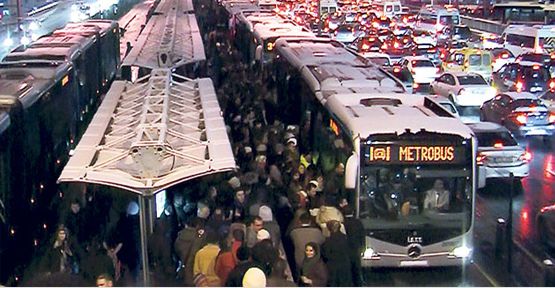 Bu da ilk metrobüs kabusu!