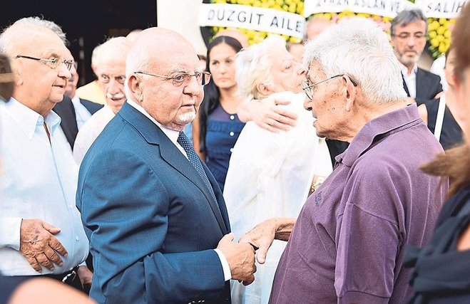 Lucien Arkas ağabeyini son yolculuğuna uğurladı