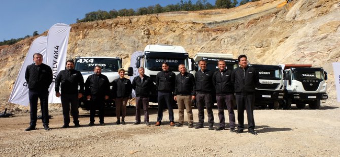 IVECO inşaat ve ağır hizmet kamyonlarını tanıttı