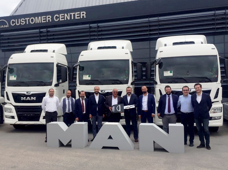 Ankara Nakliyat filosuna 10 MAN çekici
