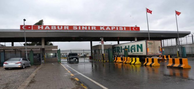 Habur’dan çıkan TIR sayısında büyük düşüş