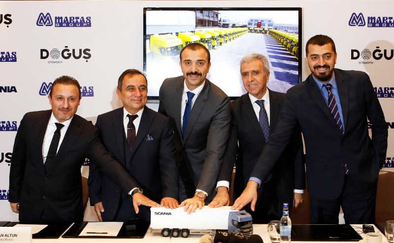Martaş Group, 100 yeni nesil Scania aldı