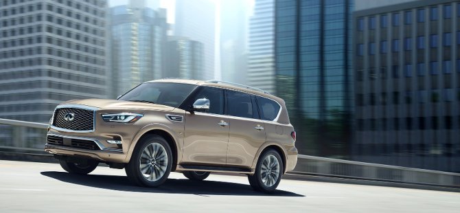 Yeni İnfiniti QX80 Dubai Otomobil Fuarı'nda