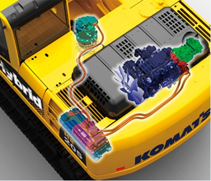 Komatsu’nun hibrit iş makinaları satışta