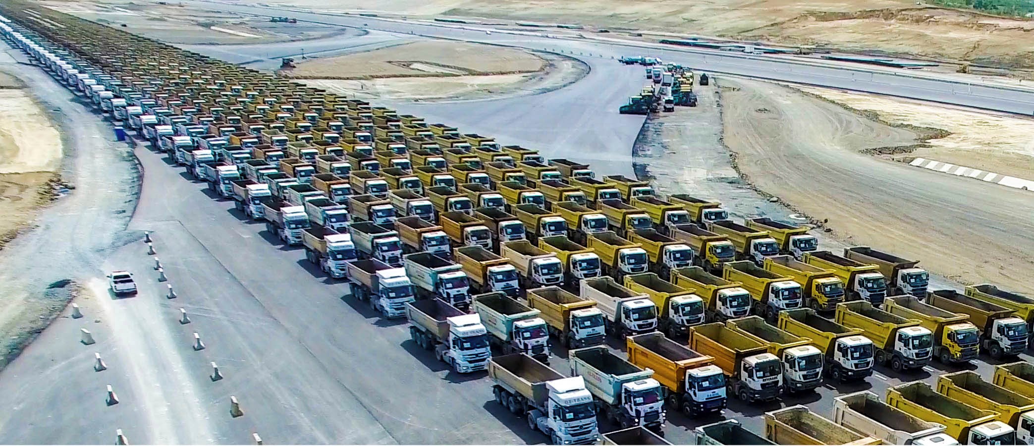Yeni havalimanı için 500 kamyon aranıyor