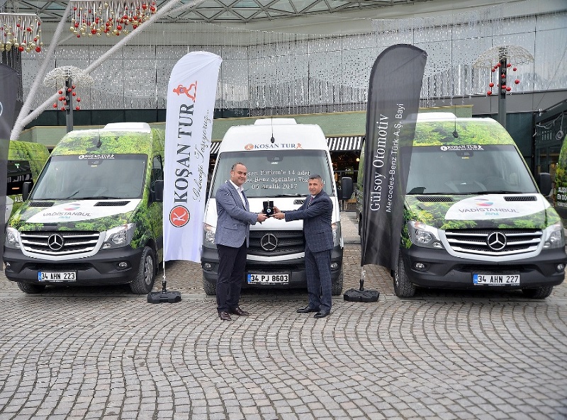 Koşan Turizm, filosuna 14 adet Sprinter ekledi