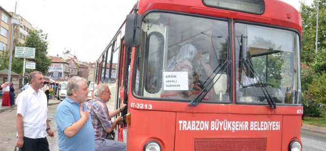 Trabzon'da Toplu Ulaşımda Yolcu Sayısı 13 Milyonu Aştı