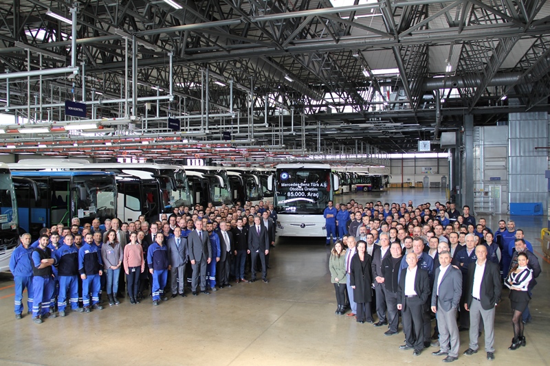Mercedes-Benz Türk, 85 bin otobüse ulaştı