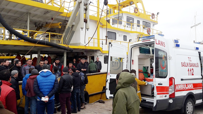 M/V MUMTAZ AMCA gemisinde patlama