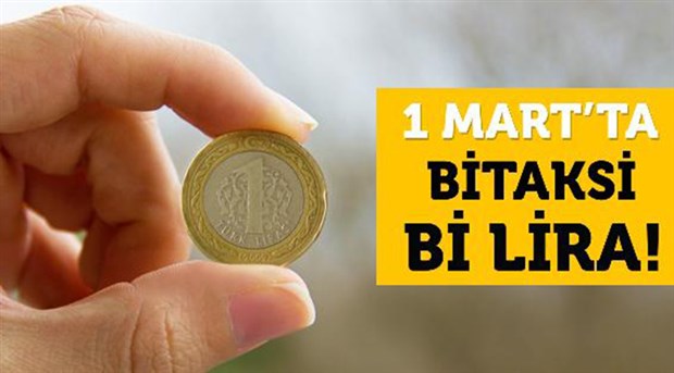 Bugün İstanbul'da taksi ücretleri 1 lira