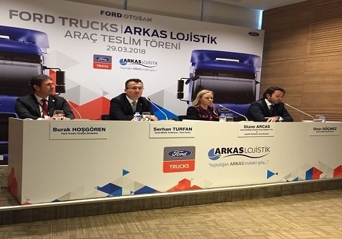 Arkas Lojistik filosuna 60 Ford Trucks katıldı