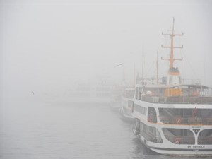 İstanbul'da tüm vapur seferleri iptal edildi! Marmarayda izdiham!