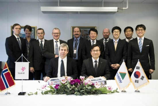 Hyundai, Statoil'e borda inşa edecek