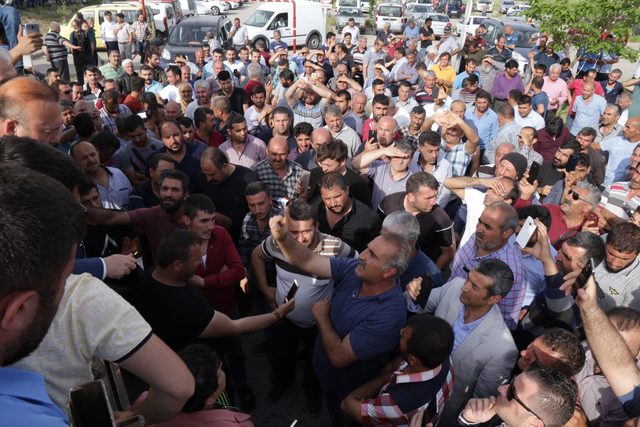 Ankara Lojistik Üssü’nde kamyoncu eylemi