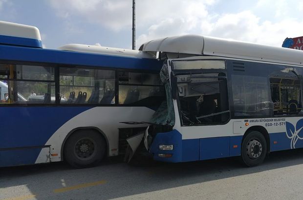 Belediye otobüsleri çarpıştı: Ölü ve yaralılar var