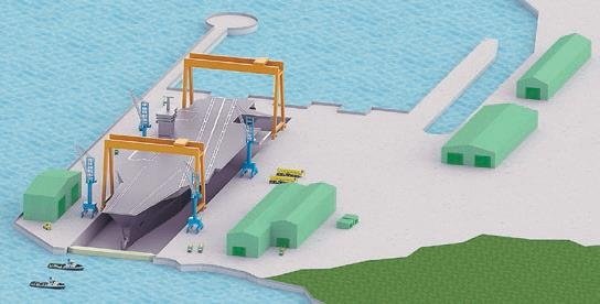 İÇDAŞ, dev uçak gemisi yapacak