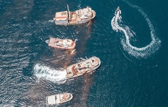 9 yıllık esaretten sonra Türk gemileri yurda döndü