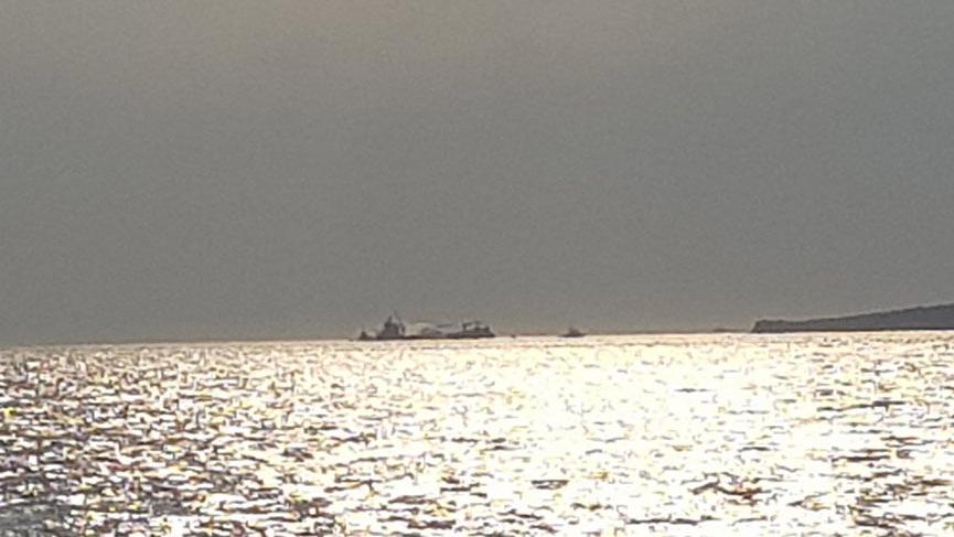 İzmir’de kuru yük gemisinde yangın