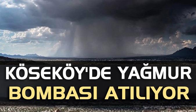 Otomobilleri yağmur bombalarıyla koruyorlar