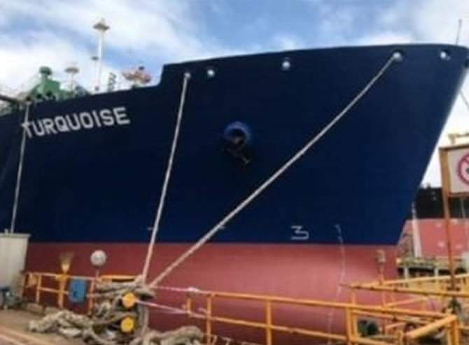 İlk FSRU gemimiz 'TURQUOISE' denizle buluştu