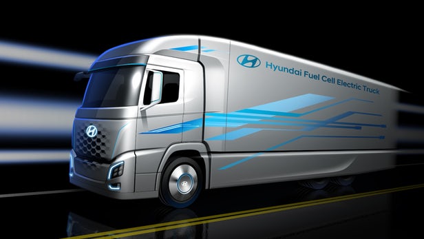 Hidrojenli Tesla Semi'ye Hyundai'den alternatif TIR