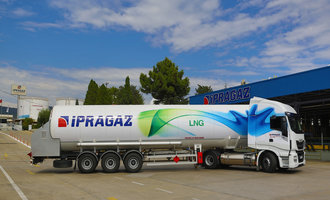 İpragaz’ın filosuna kattığı ilk LNG’li çekicisi Türkiye yollarında