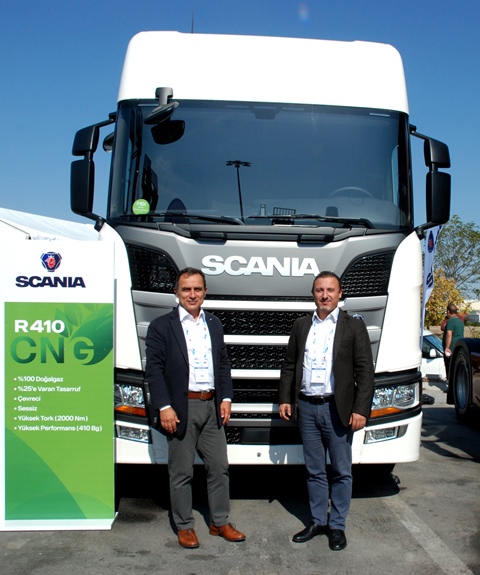 Scania, Lojistik Zirvesi'nde CNG'li modelini tanıttı