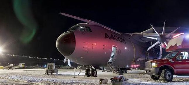 A400M son soğuk hava testlerinden geçiyor