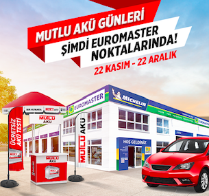 Mutlu Akü ve Euromaster’dan büyük işbirliği